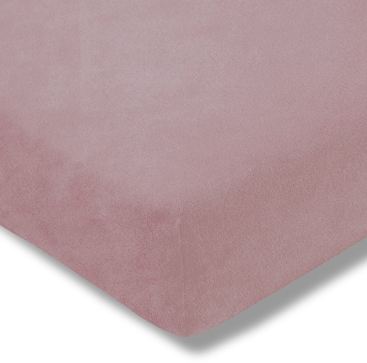 Estella 620 - Hoeslaken - 100 x 200 cm - Velours - Paars