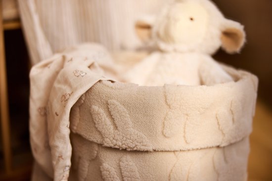 Jollein Opbergmand Miffy Jacquard Teddy Sand — afbeelding 5