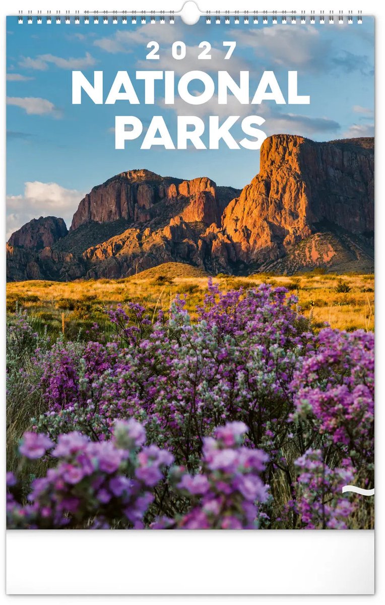 National Parks Kalender 2027 Groot