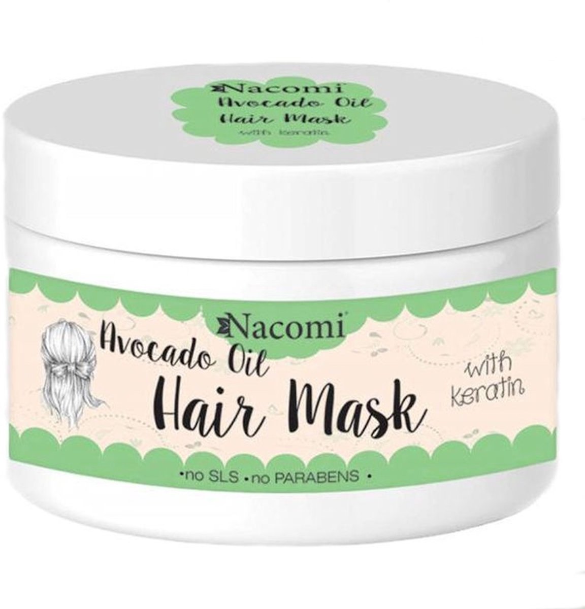 Nacomi Avocado Oil Hair Mask With Keratin 200ml.