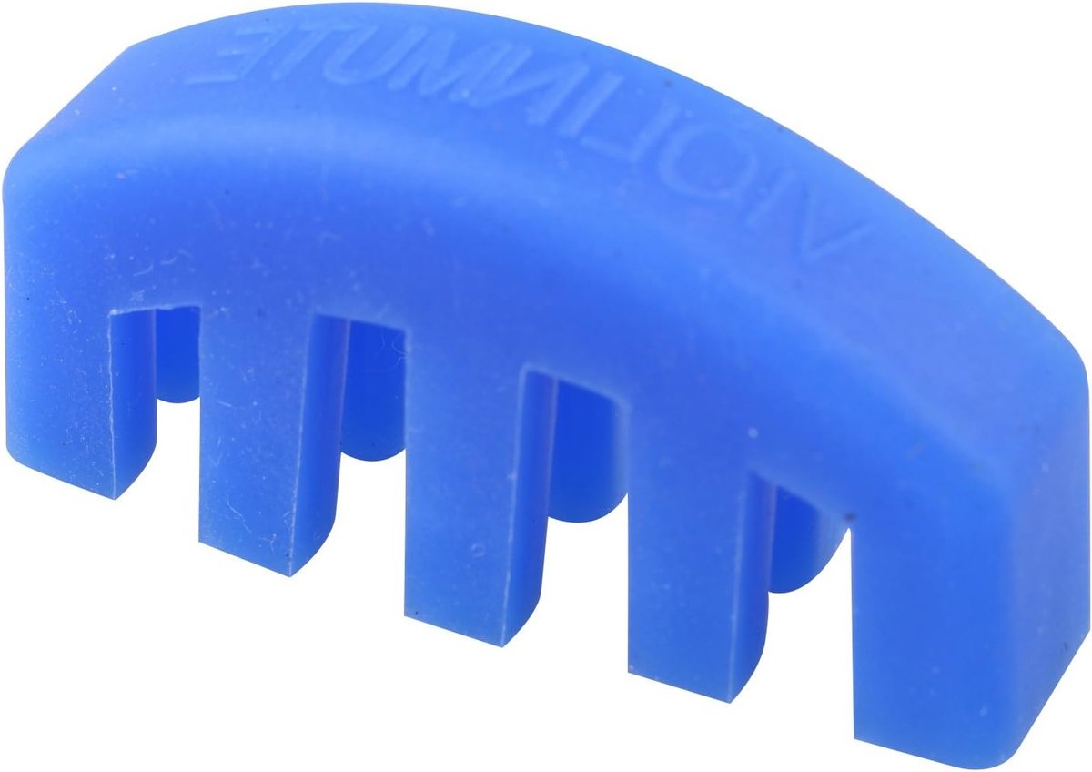 Ultra Heavy Duty Rubber Violin Damper voor Akoestische en Elektrische Viool met 5 Prongs - Ideaal voor Oefeningen en Geluidsbeheersing