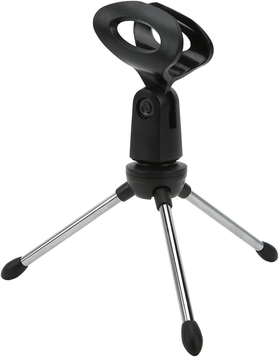 Verstelbare Microfoonstandaard voor Bureau, Afneembare Desktop Microfoonhouder met Clip, Ideaal voor Conferenties en Live-uitzendingen