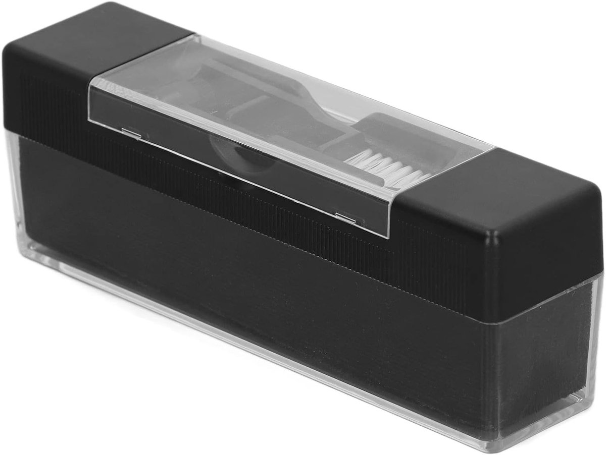 Platen Reiniger Borstel - Audio Borstel - Muziek Luisteren - Elimineert Statische Elektriciteit - 13 x 5 x 3 cm