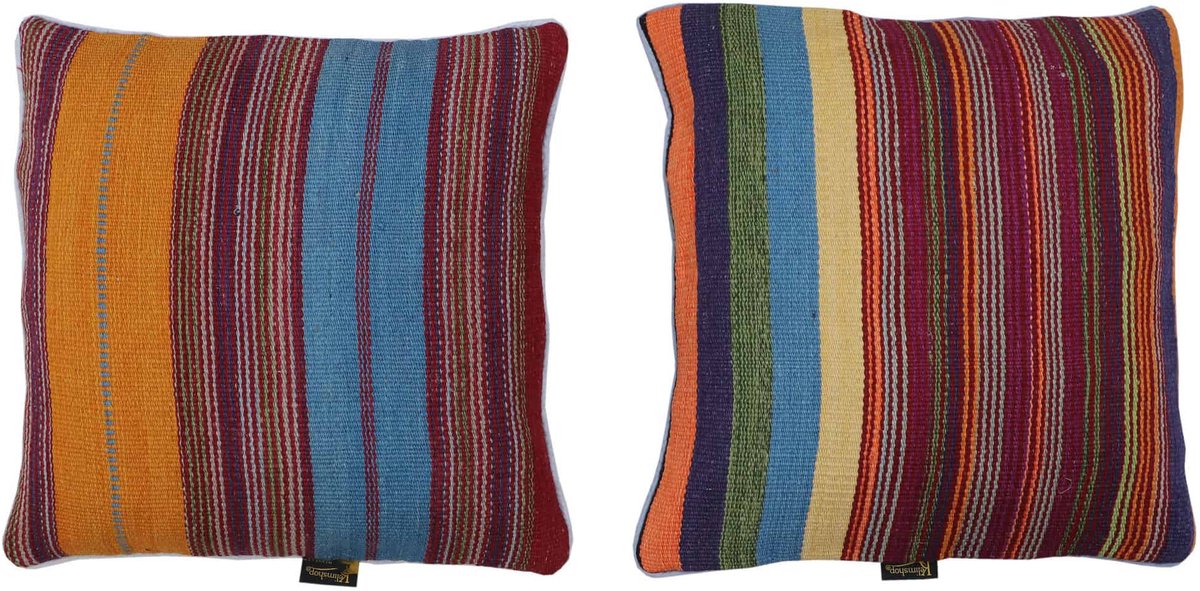 Handgeweven Kilim Kussenhoes