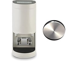 Elektrische Espressostamper - Koffiepers - Moeiteloze Koffiebereiding - Instelbare Druk - 58 mm - Wit