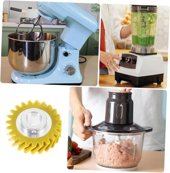 Mixer Tandwiel - Keuken Accessoire - Ingrediënten Mengen - Flexibele Compatibiliteit - 37x37x15 mm - Khaki — afbeelding 5