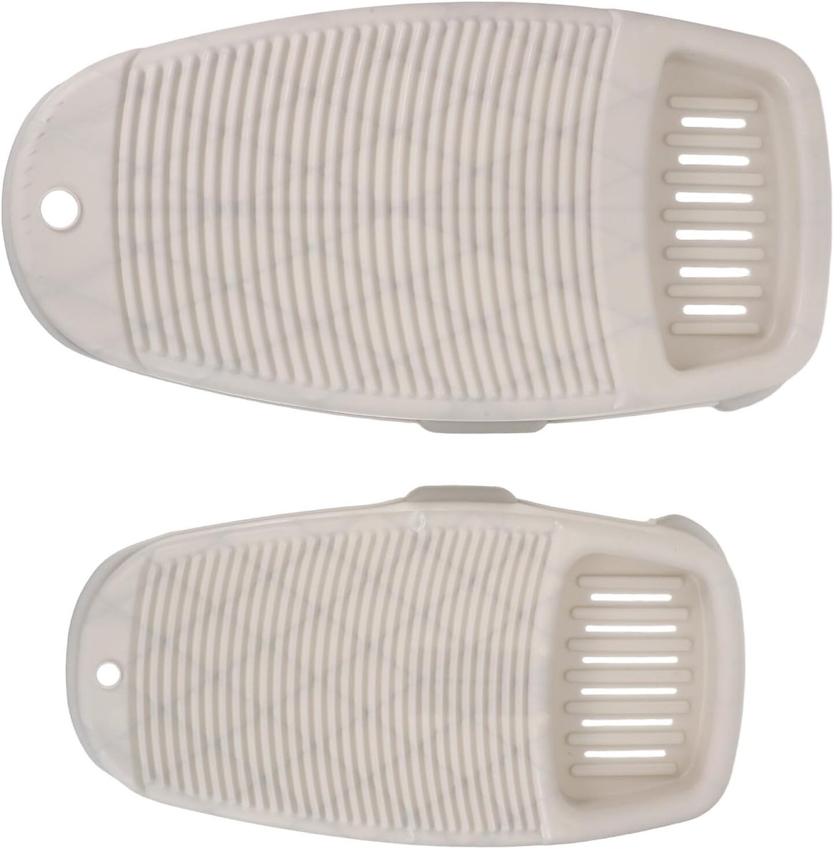 Draagbaar Wasbord - Handwas Plaat - Kleding Wassen - Antislip Bodem - 42.5 x 21 cm - Grijs