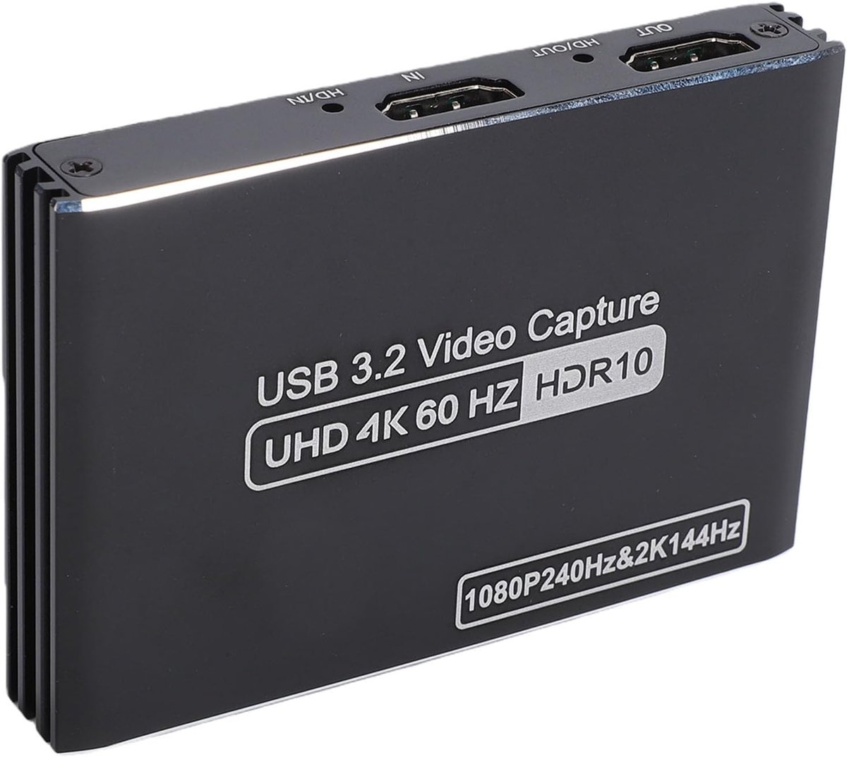 Video Opnamekaart - Capture Card - Streaming Gaming - 4K 60Hz HDR - USB 3.2 - Zwart