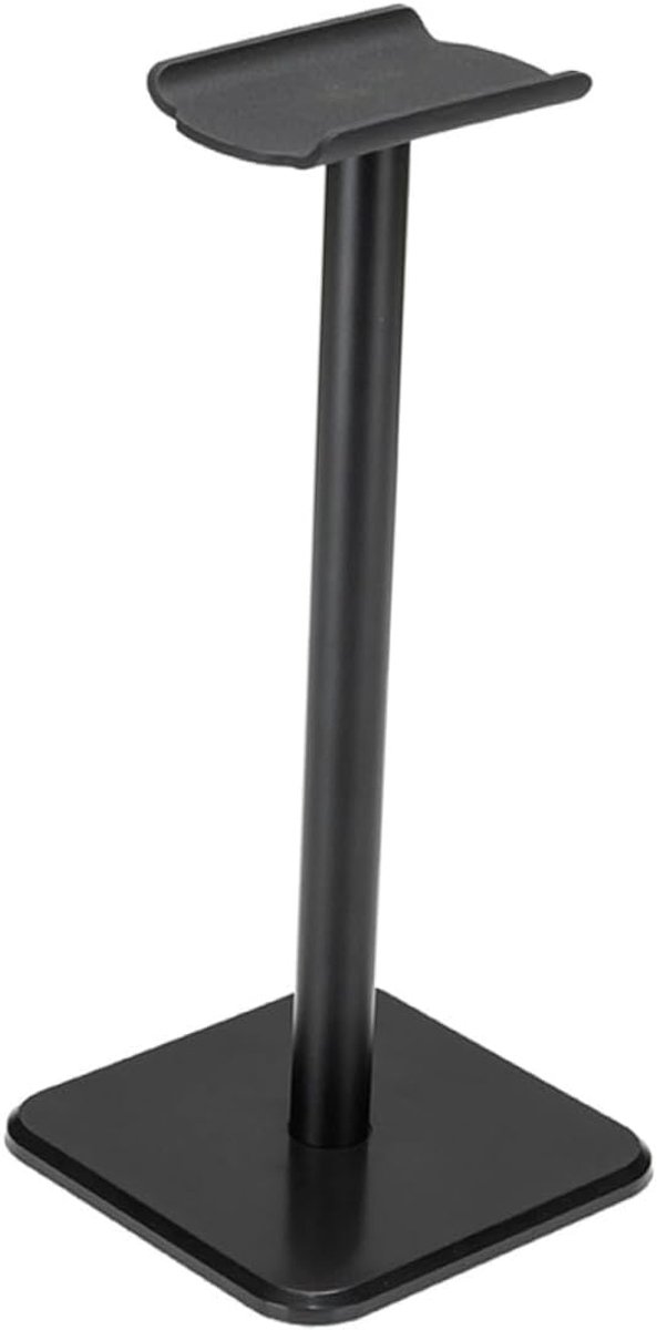 Hoofdtelefoon Houder - Koptelefoon Standaard - Bureau Organisatie - Stabiele Metalen Beugel - 23.5 cm Hoog - Zwart