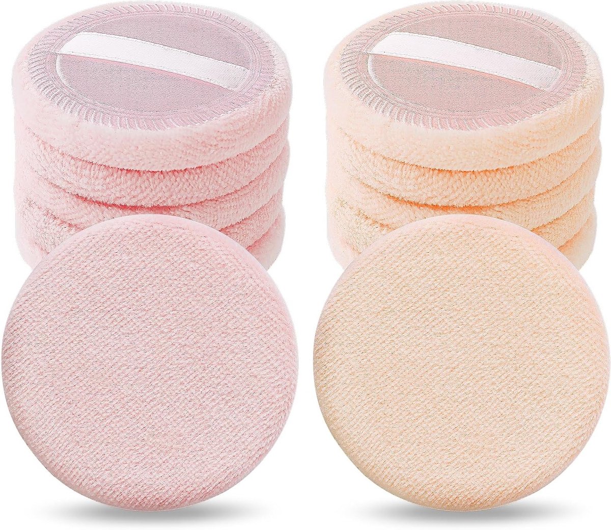 Fluffy Makeup Sponge Set van 12 Stuks voor Foundation, Poeder en Body Paint - Ideaal voor Wet en Dry Applicatie