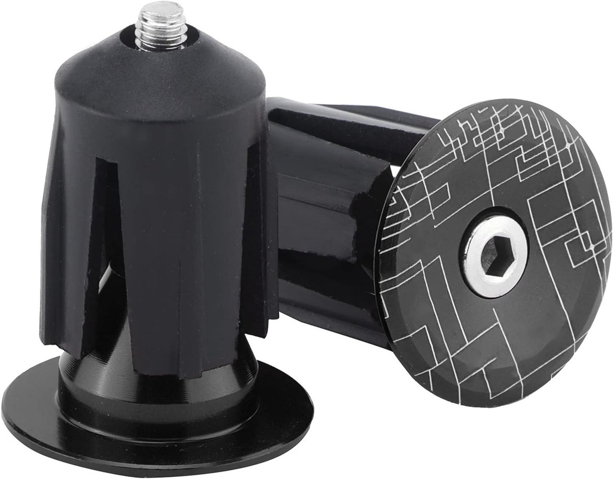 Fietsstuur Einddoppen, 2 Stuks Handvat Eindkappen voor Mountainbike, Racefiets en Vouwfiets