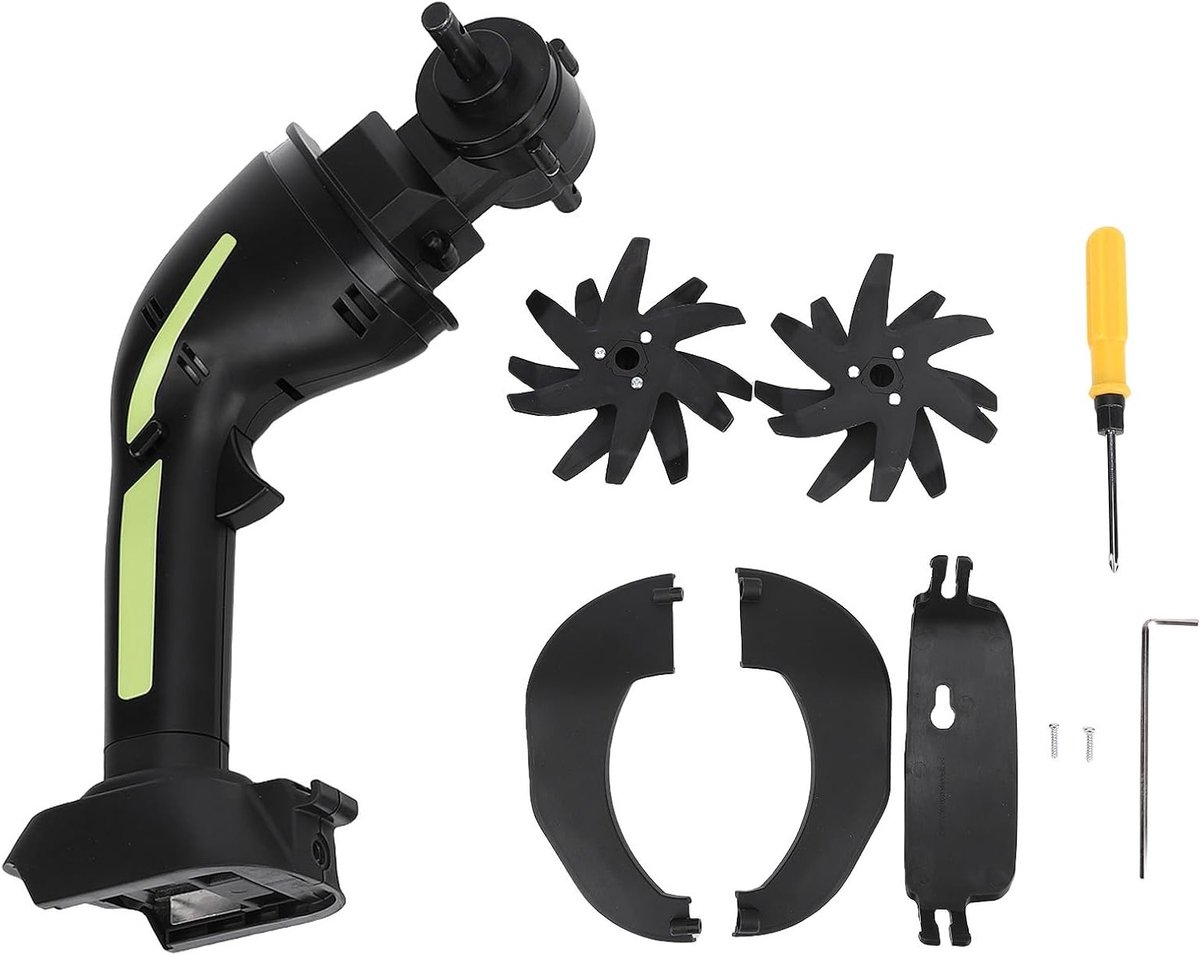Draadloze Mini Handheld Tuin Cultivator voor het Losmaken van Bodem, 4 Inch Werkbreedte voor Tuinieren en Grondbewerking