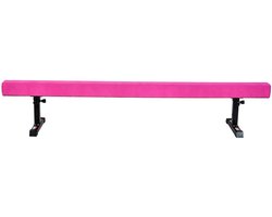 Cventrix Turnbalk - Gymnastiekbalk - Turnen - Evenwichtsbalk - Verstelbare Evenwichtsbalk 180 cm - 5 Hoogtes Instelbaar - Turnbalk voor Kinderen - Binnen & Buiten