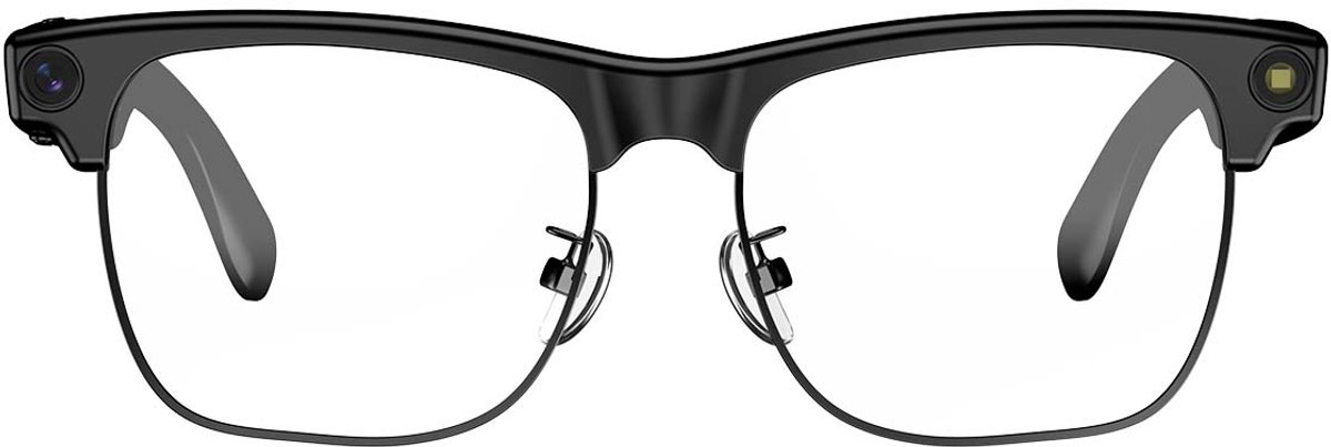 Blackview BV200 AI Smart Glasses - Slimme bril met camera - vertaalfunctie, muziek, Video Opname - Bluetooth 6.0 - Knop & Touchbediening - iOS/Android - Oplaadbaar - Lichtgewicht 44g - Transparant