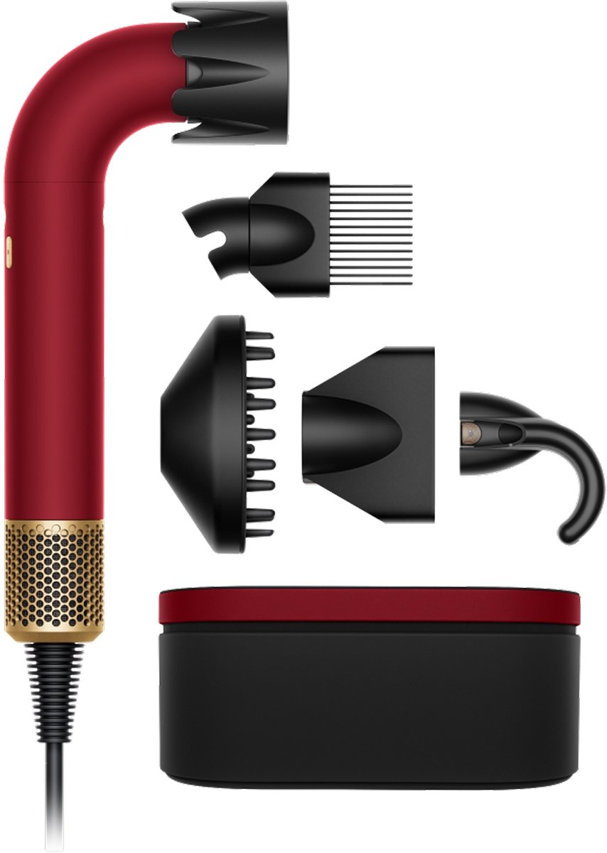 Dyson Supersonic Föhn Curly+Coily - Red Velvet/Goud - Dyson - €459,00