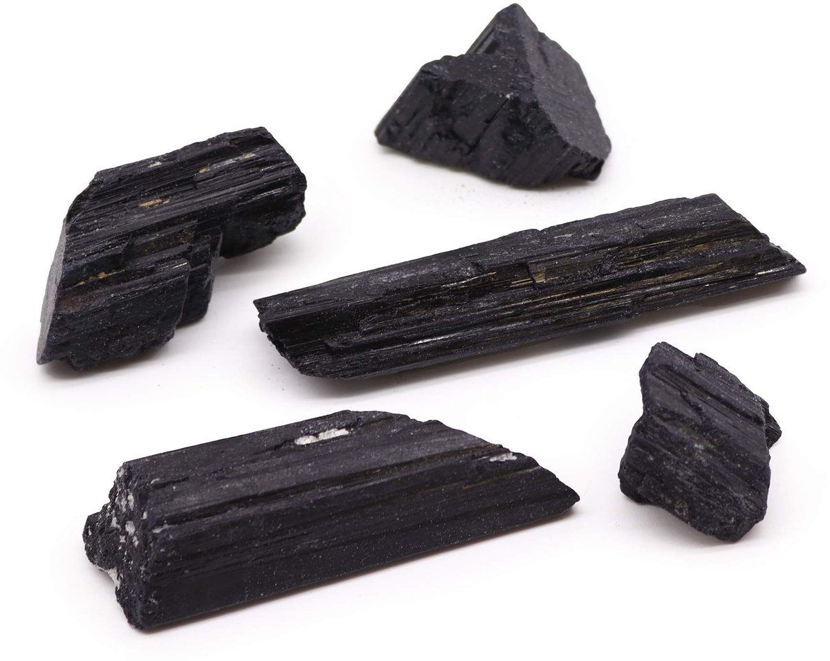 Mineral Specimens - Indian Tourmaline 1kg (approx 20-30 pieces - 5-10cm)