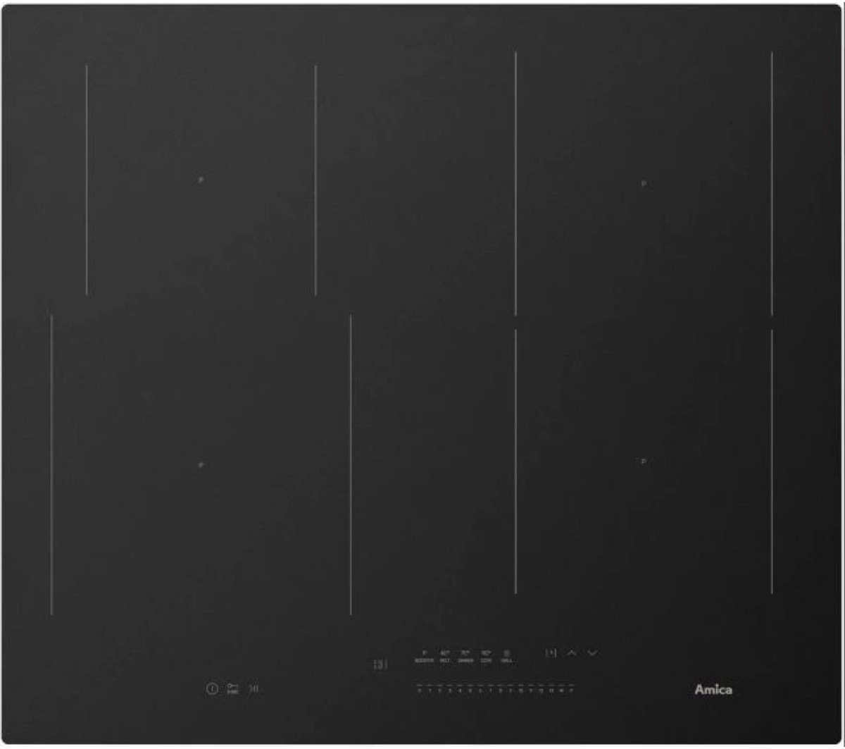 Amica PIC6541PHTSUN Serie - Inductiekookplaat - 3.0 BL MATT - Mat Zwart - Modern Design