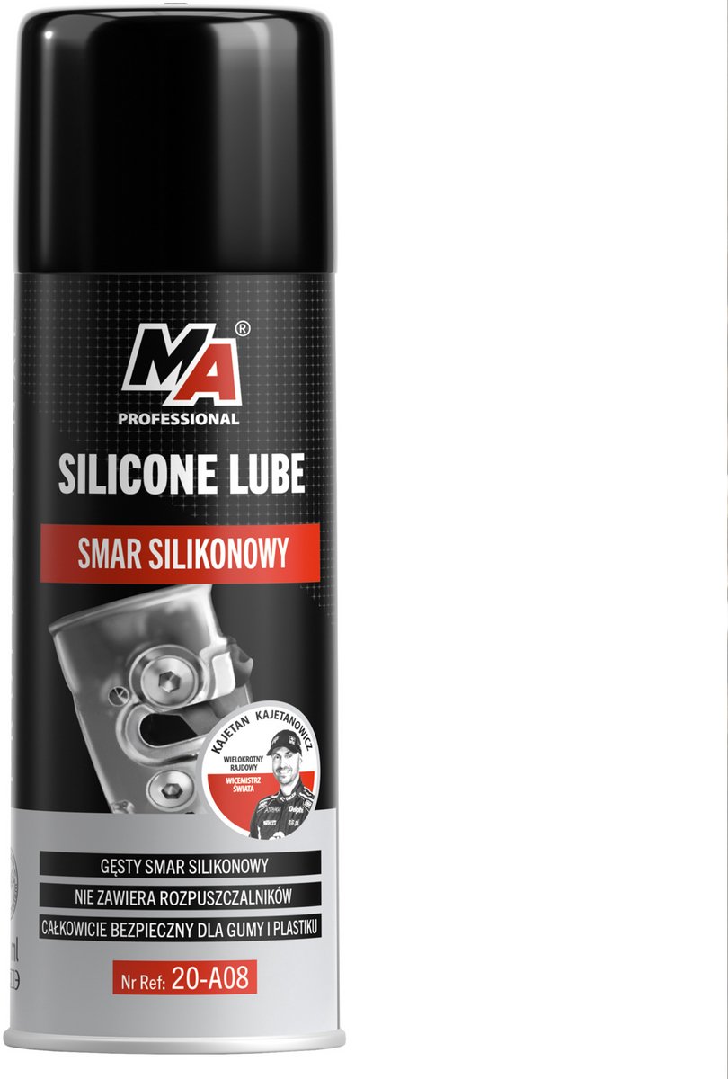 MA PROFESSIONAL - Siliconspray - 400 ml - Veilig voor Kunststof en Rubber