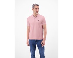 LERROS Herenpoloshirt COOL & DRY ademend piqué , Maat: XL , Kleur: VIVID ROSE , 60% katoen, 40% polyester