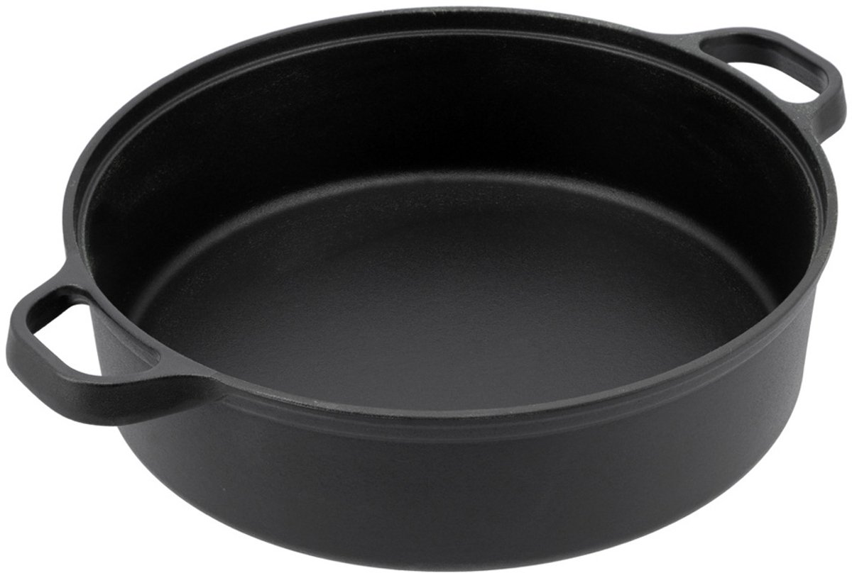 Yato Grillpan - Gietijzeren Pan - 28cm - Hoogwaardige Kwaliteit - Voor Gasbarbecues