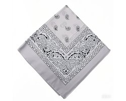 Bandana – Vierkante sjaal – Outdoor- & fietsbandana – Unisex bandana – Multifunctionele bandana – Paisley-bandana – Magic bandana (54 x 54 cm)
