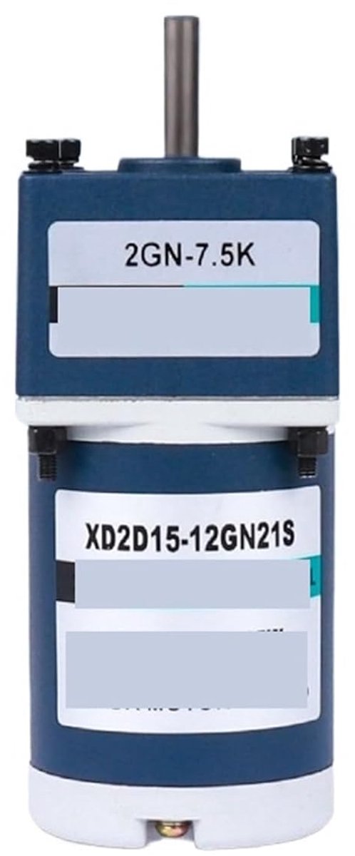 Snelheidsregelmotor - Kleine motor - Industrieel gebruik - Variabele snelheid - 15 W - Zilverkleurig