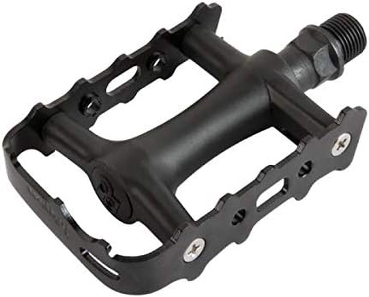 Fietspedalen - Aluminium Pedalen - Fietsen - 2DU Lagers - 9/16 Inch - Zwart