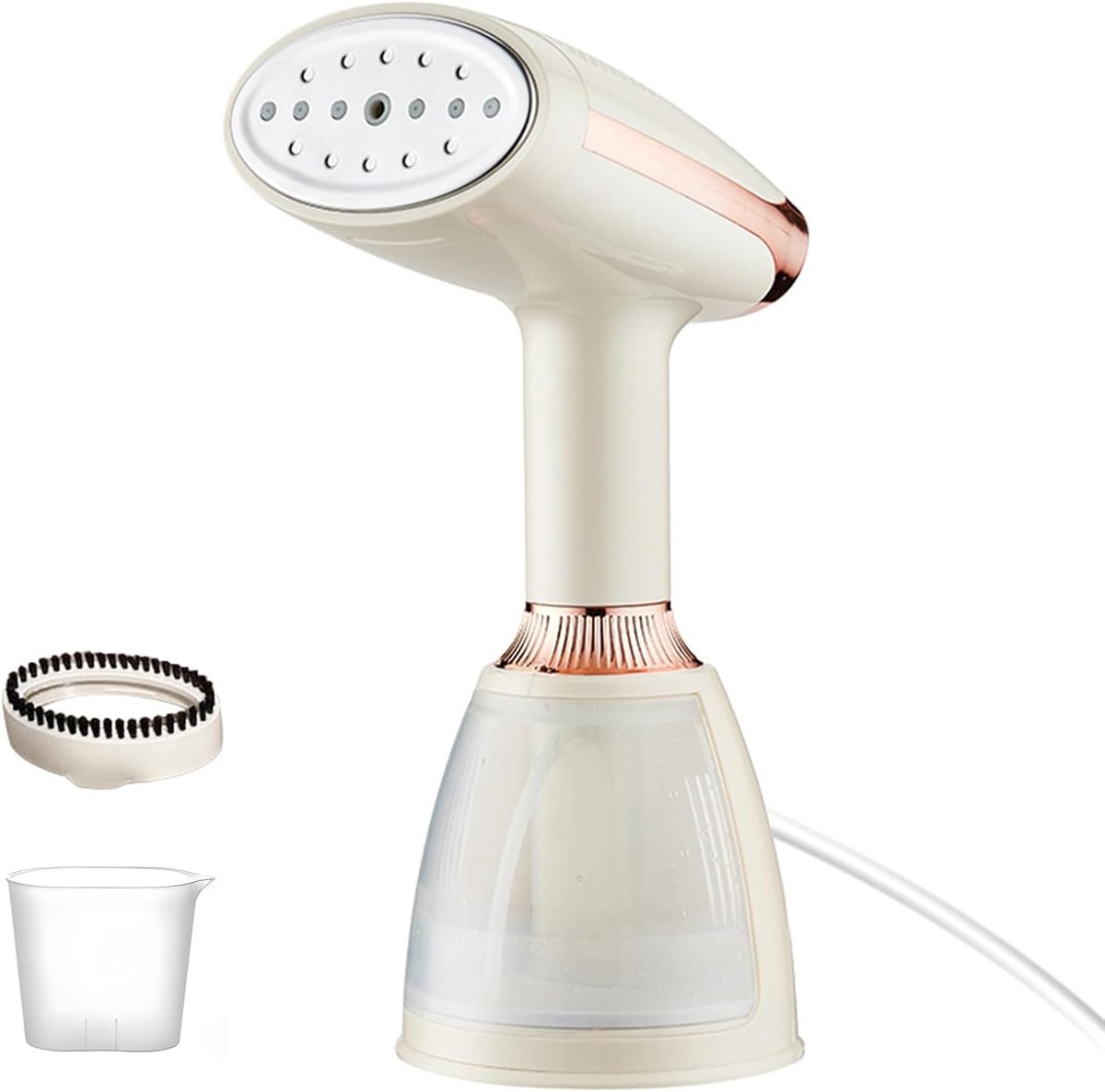 Handstoomstrijkijzer - Draagbare stomer - Kreukels Verwijderen - Snel Opwarmend - 280 ml - Wit