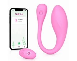 NØXA Play - Vibrerend Ei - App - Afstandsbediening - G-spot & Clitoris Vibrator - Vibrators voor Vrouwen - Remote Vibrator Tril Ei - Seksspeeltjes voor Koppels - Vibrerend Ei met App - 2 in 1 - Roze