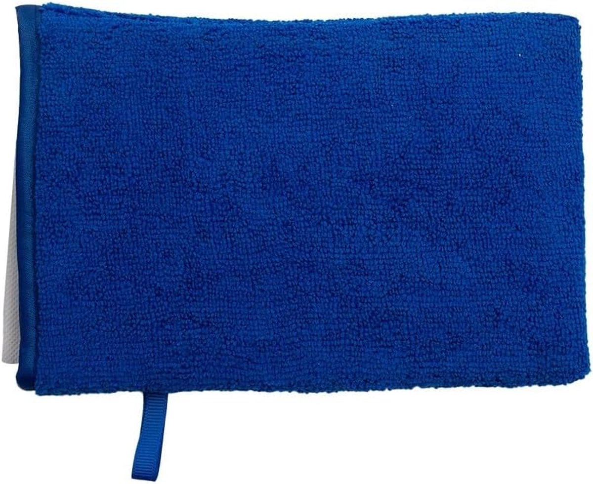 Microfiber Clay Mitt - Autohandschoen Poetsklauw - Auto Reinigen - Dubbelzijdig Gebruik - 21 x 15 x 1 cm - Blauw