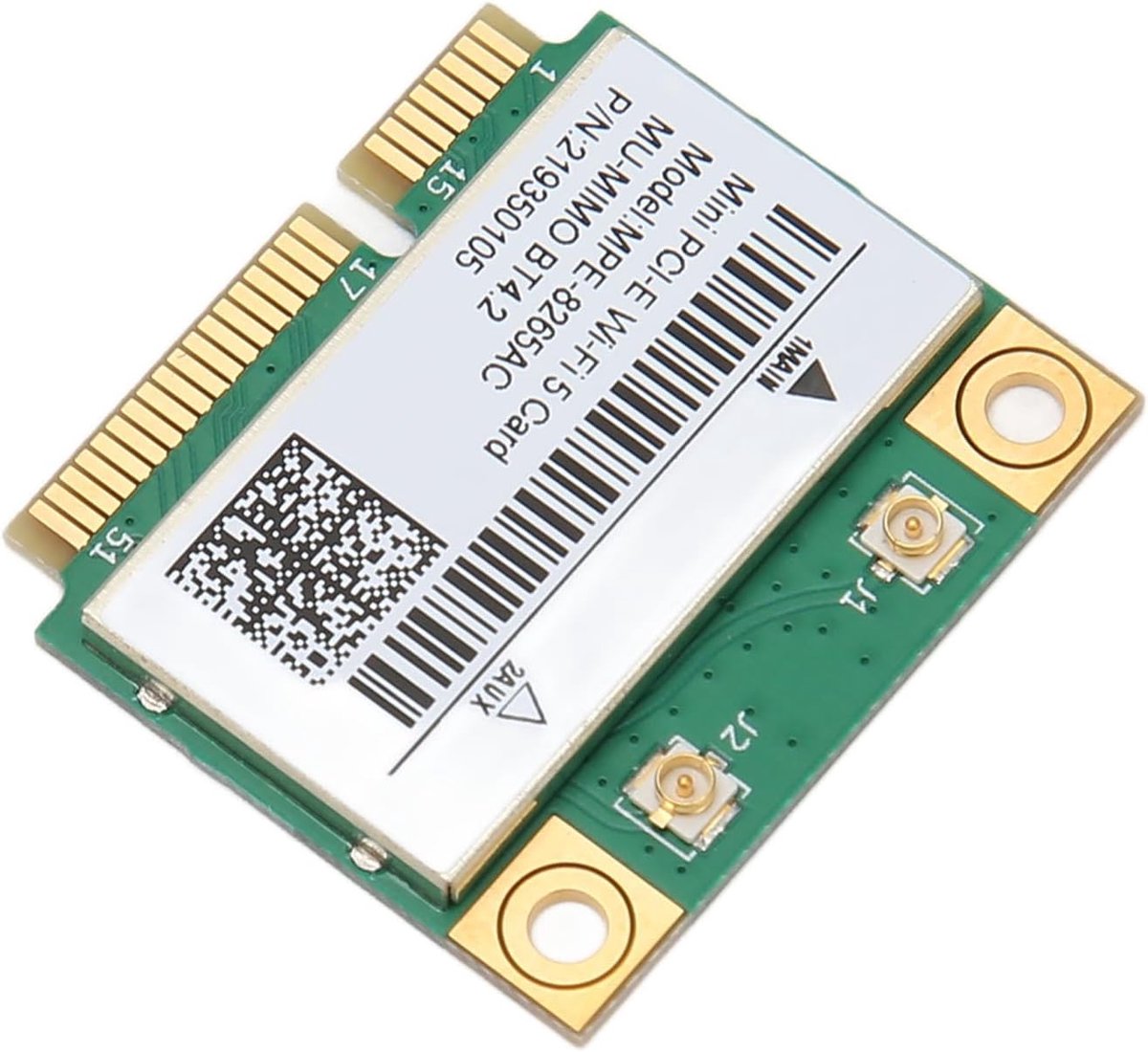 Mini PCIE WiFi Adapter - Netwerkkaart Laptop - Snelle Internetverbinding - Dual Band Bluetooth - 1200 Mbps - Niet gespecificeerd