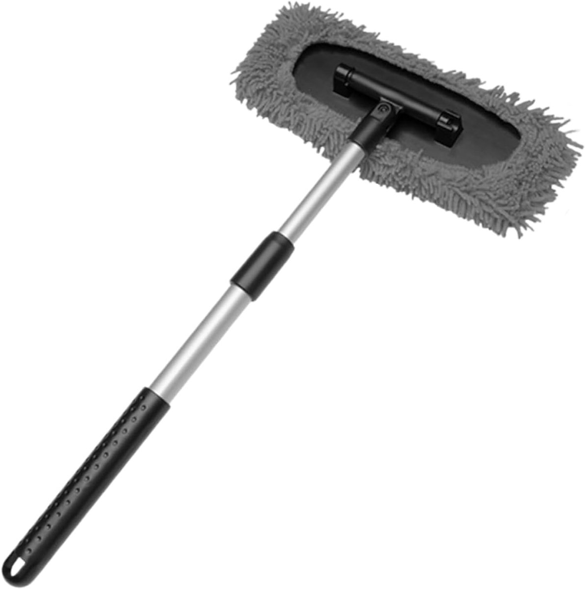 Ruitenreiniger - Wasborstel - Auto Reinigen - Intrekbare Steel - 60 cm - Grijs