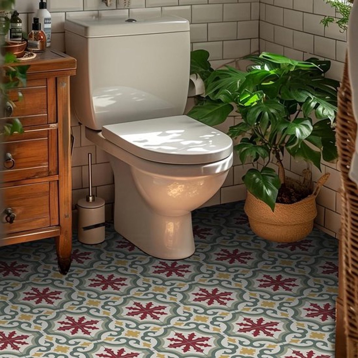 - Allecto Plus - Decoratieve Zelfklevende Tegelstickers voor Badkamer en Keuken