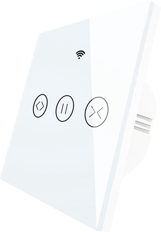 Slimme wifi rolluikschakelaar – touch & app – Tuya – inbouw