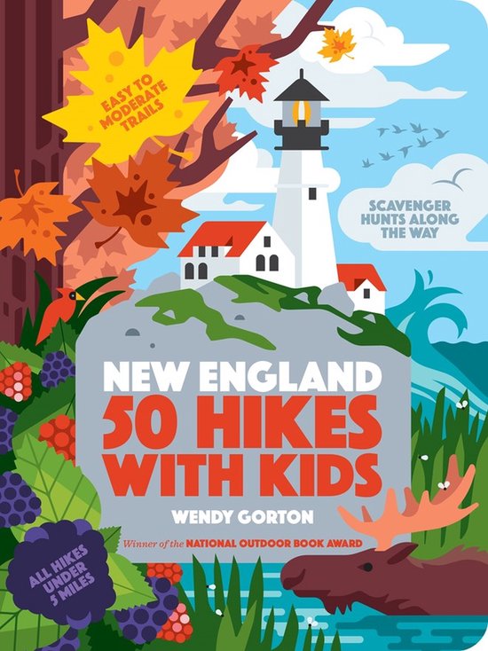 50 Hikes with Kids New England - cover