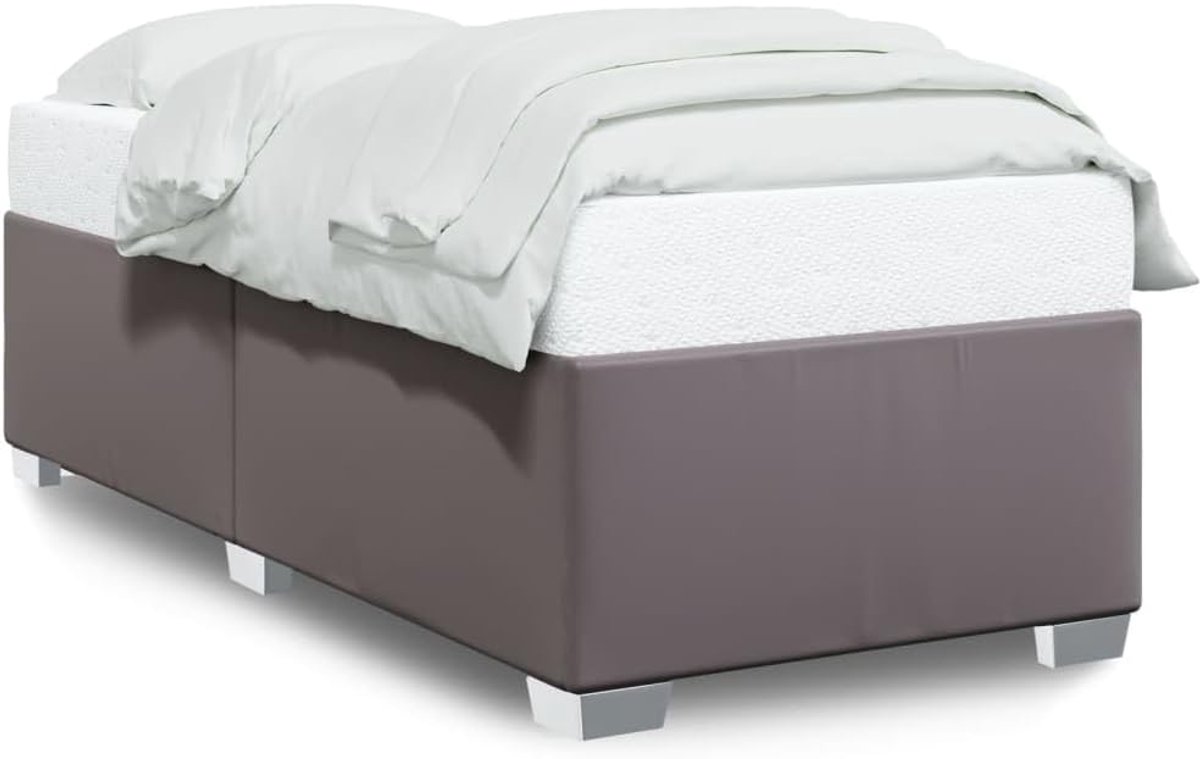 Bedframe - Slaapbank - Goede nachtrust - Robuuste constructie - 80 x 200 cm - Grijs