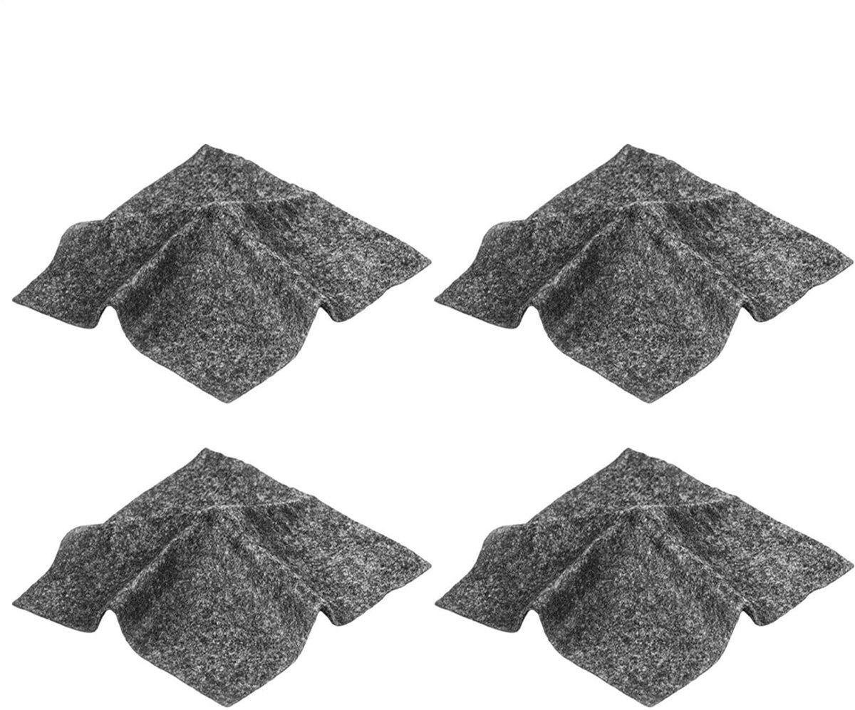 Nano Doeken - Krasverwijderaar - Auto Onderhoud - Herbruikbaar - 4 stuks - Grijs