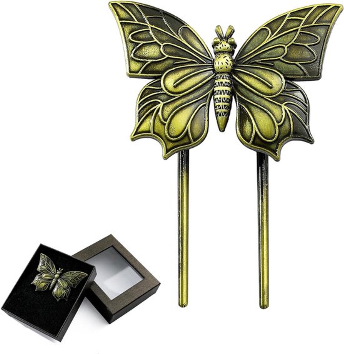 Vintage vlinder bladwijzer metalen leuke cadeau