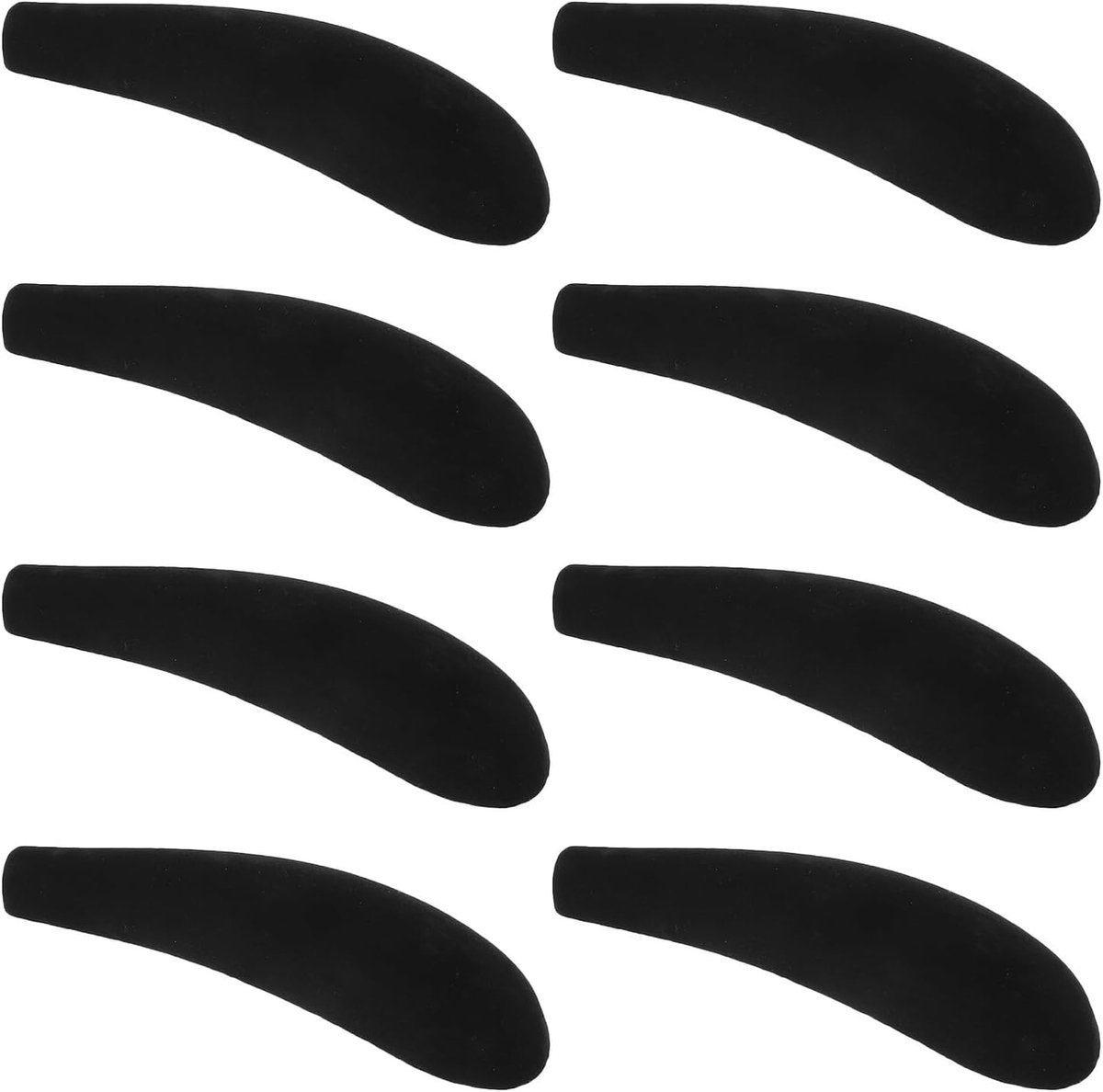 Schouderbeschermers Kledinghangers - Anti-slip Pads - Kleding Beschermen - Verdeelt Gewicht - 8 Stuks - Zwart