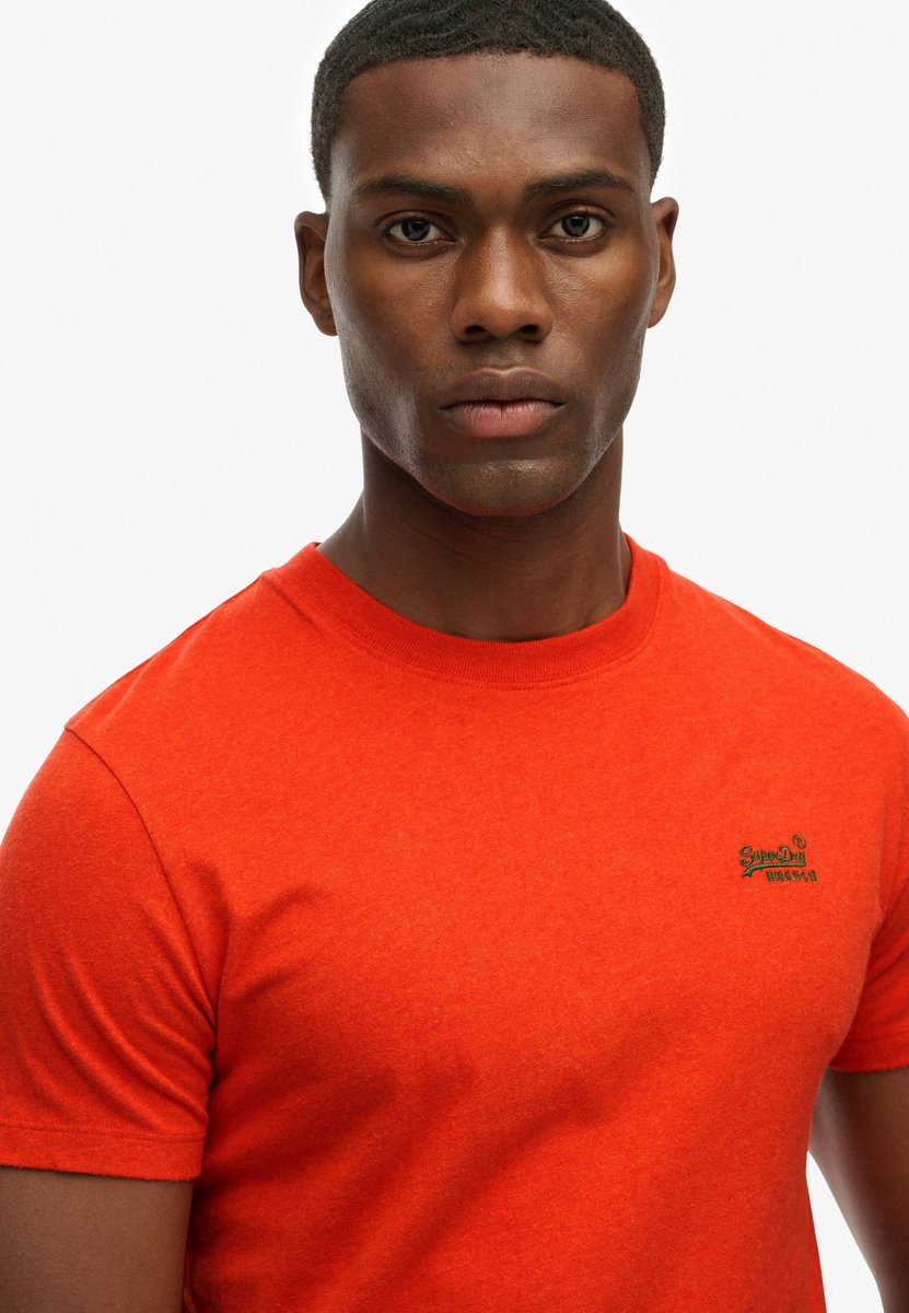 Superdry Essential Logo T-shirt Heren T-shirts Oranje