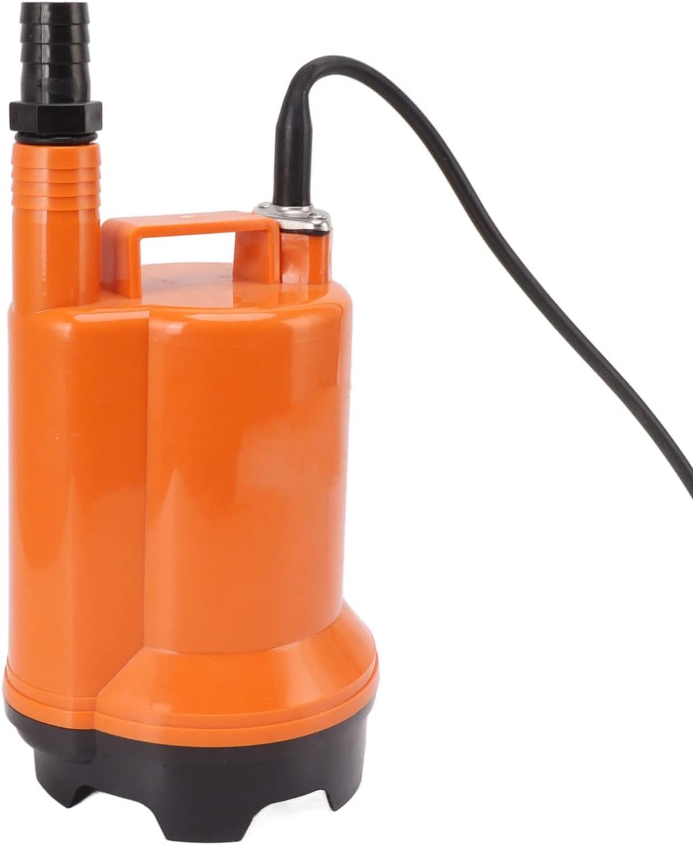 Waterpomp - Dompelpomp - Water Afvoeren - Volledig Koperen Motor - 12V 130W - Zwart