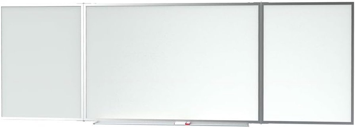 Whiteboard Inklapbaar - Magnetisch Bord - Notities Maken - Vijf Schrijfoppervlakken - 60 x 90 cm - Wit