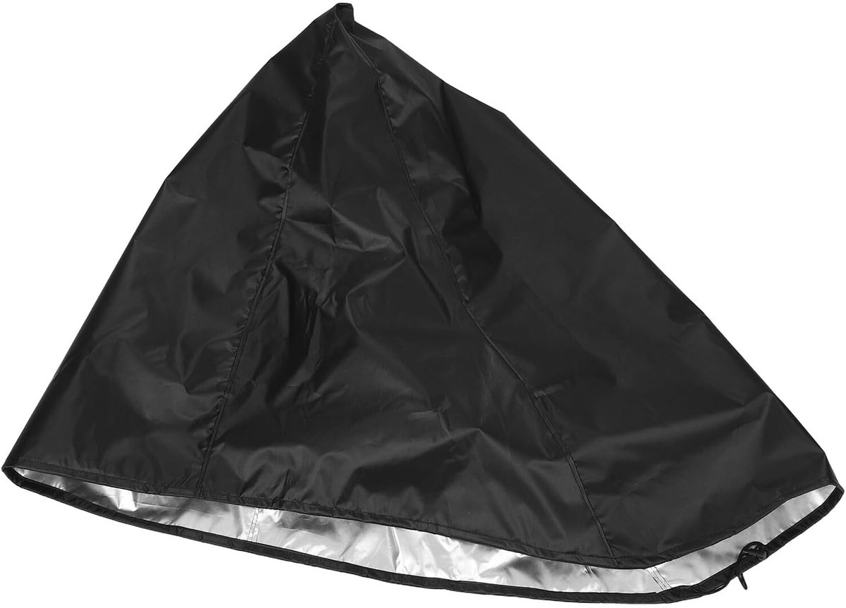 Tuinslanghaspelhoes - Slanghouder Bescherming - Tuinonderhoud - Waterdicht en UV-bestendig - 88 x 66 cm - Zwart