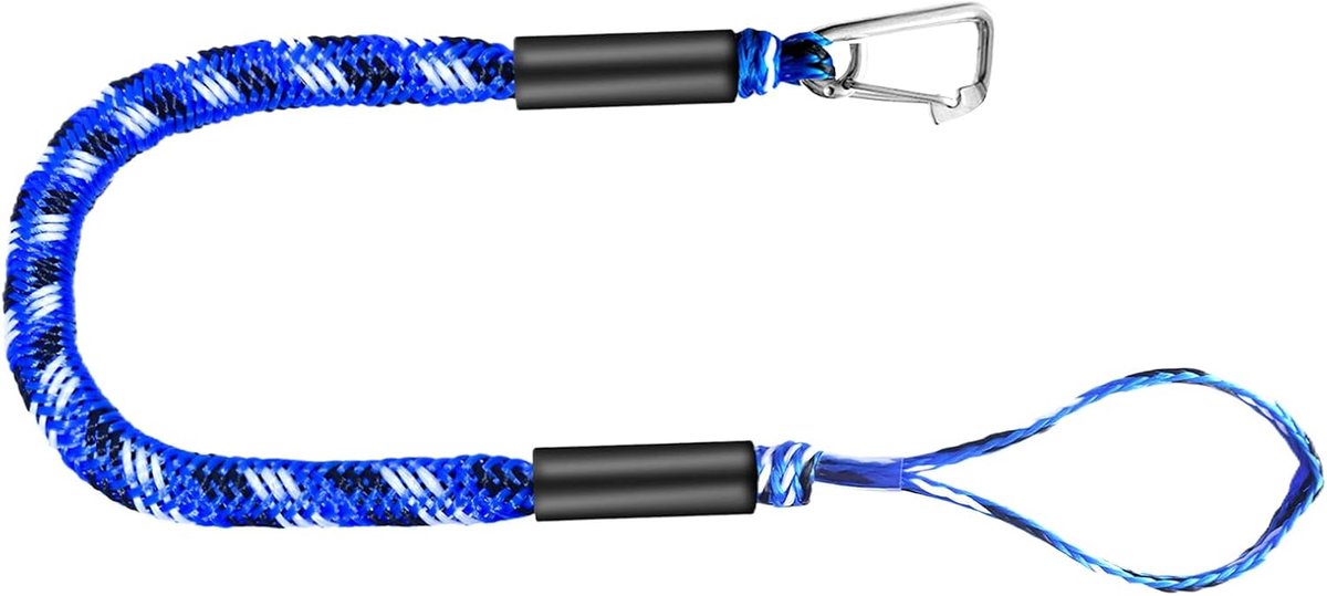 Aanmeerlijnen voor boot - Verankeringsaccessoires watersport - Veilig aanleggen - Bufferbescherming romp - 1.22 - 1.52 m - Blauw