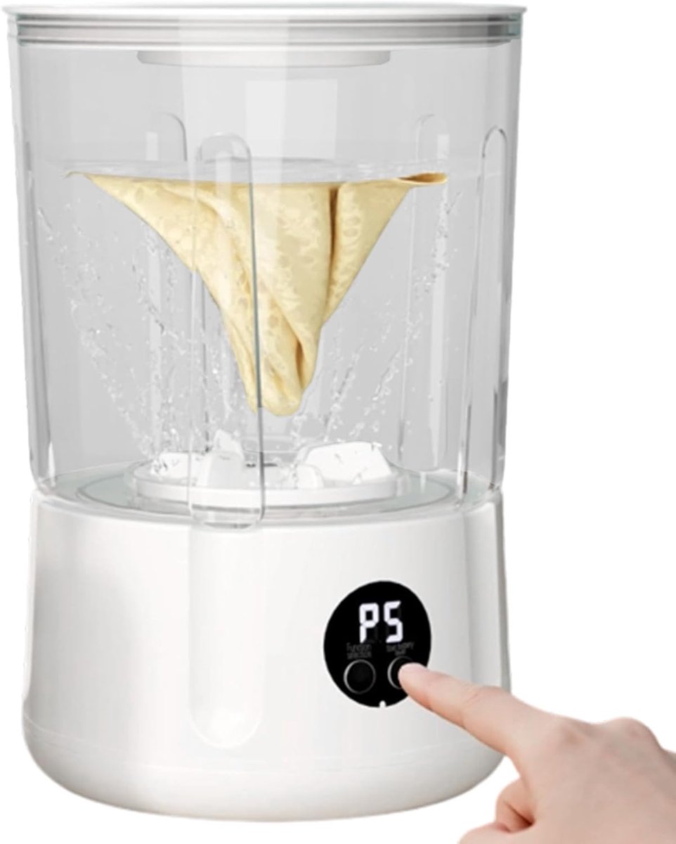 Draagbare Wasmachine Mini Reisapparaat Snel Kleding Wassen Oplaadbaar Reinigingssysteem 2 Liter Capaciteit Meerkleurig