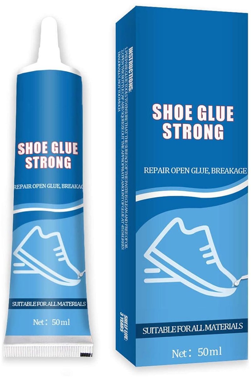 Sterke Schoenlijm - Reparatielijm Schoenen - Schoenen Repareren - Waterdichte Flexibele Formule - 50g - Transparant