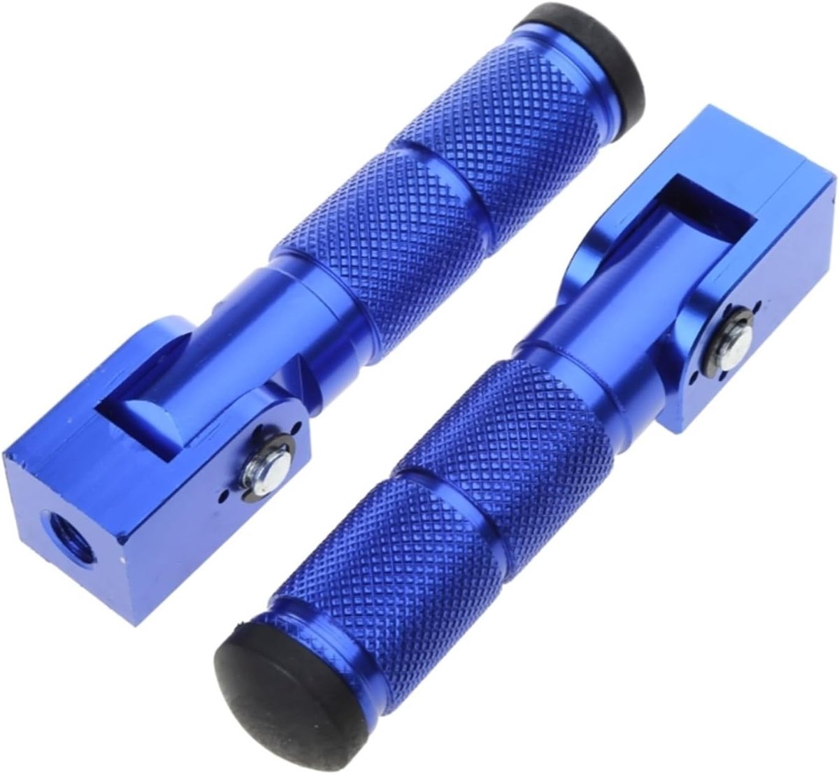 Motorfiets Voetsteunen Pedaal - Voetsteun Motorfiets - Verbeteren Rijcomfort - Antislip Opvouwbaar Ontwerp - 12.2 cm Lengte - Blauw