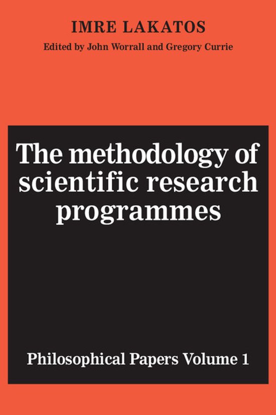 Methodology Of Scientific Research Progr - cover