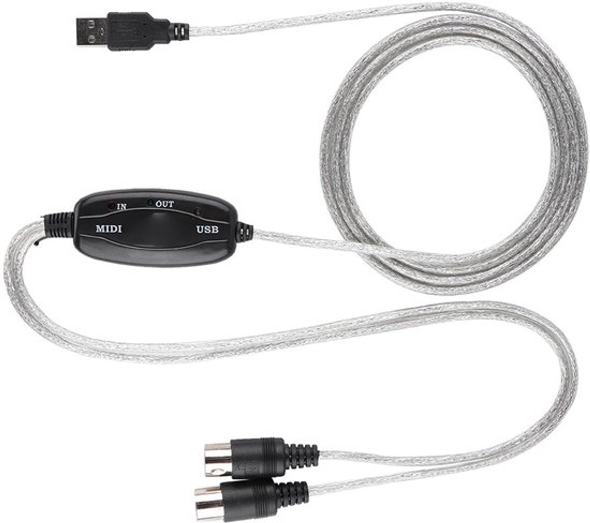 USB-converter Dailygoody - Compact MIDI-kabel Plug Play