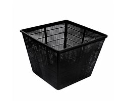 vdvelde.com - 5x vijvermand 35x35x26 cm - Grote vierkante vijverplanten mand voor waterplanten - Fijnmazig voor substraat en sterke houvast - Stevig en duurzaam